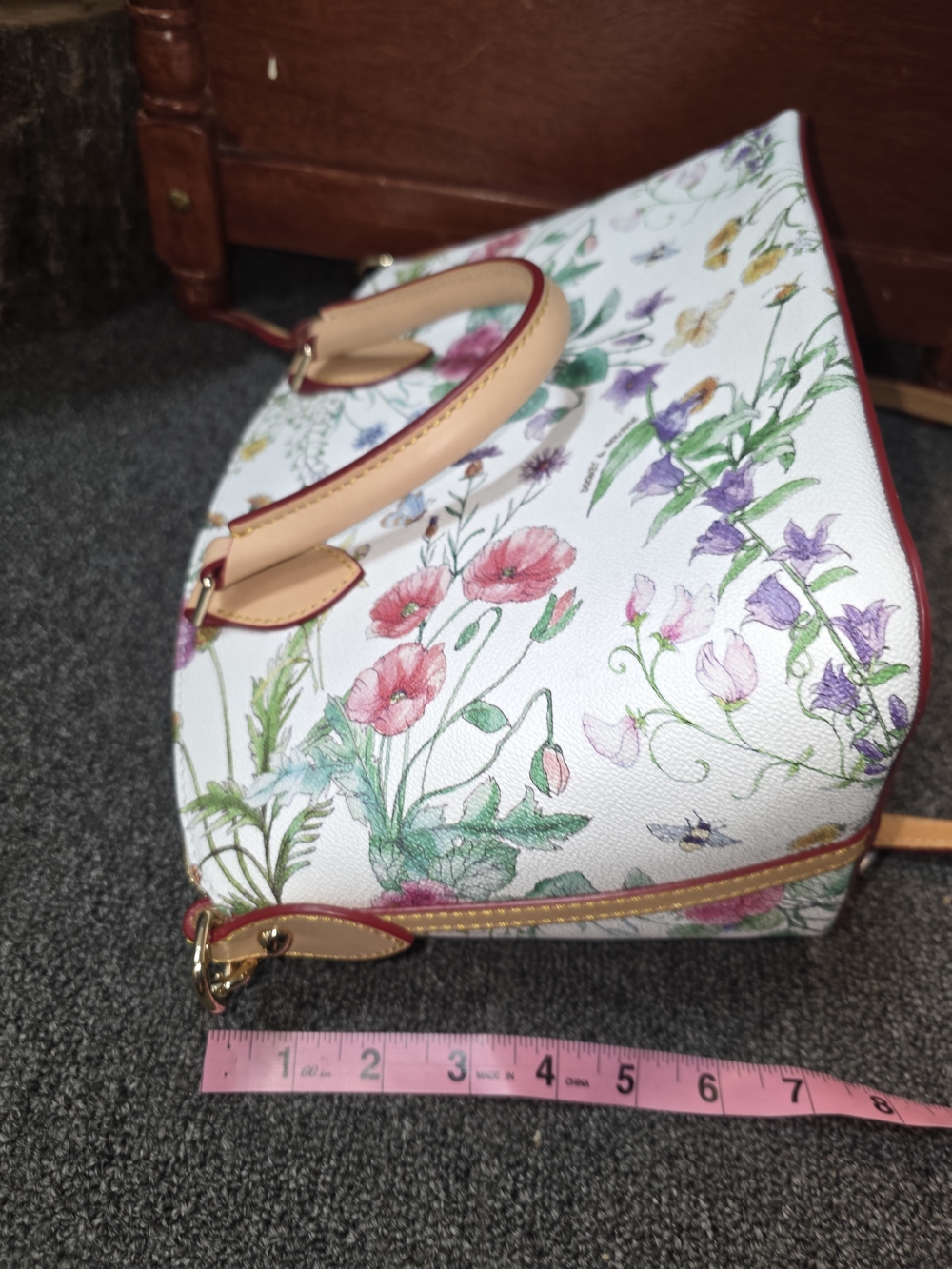 NWT Dooney & Bourke Geena Botanical Collection Satchel - Picture 7 of 10